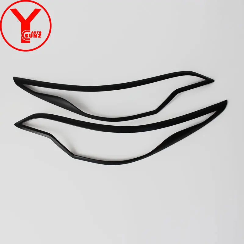Черный основной светильник для toyota hilux fortuner sw4 2016 2017 2018 2019 ABS аксессуары стайлинга