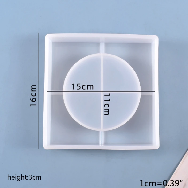 

Square Ashtray Silicone Mould DIY Crafts Making Tool Crystal Epoxy Resin Mold