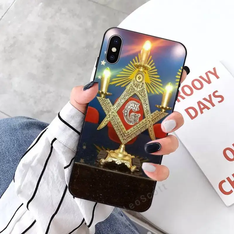 

Masonic Temple Phone Case for iPhone 11 12 mini pro XS MAX 8 7 6 6S Plus X 5S SE 2020 XR