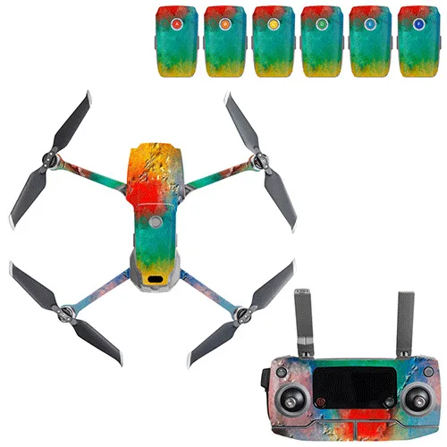 Граффити наклейка Skins Комплект для DJI Mavic 2 Drone Body sticker пустынный камуфляж наклейки аксессуары для кожи Mavic 2 PRO/Zoom