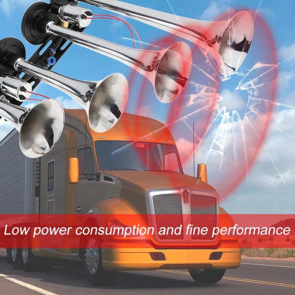 Автомобильный гудок 12 В супер громкий 8 звуков стильная сигнализация 4 гудка