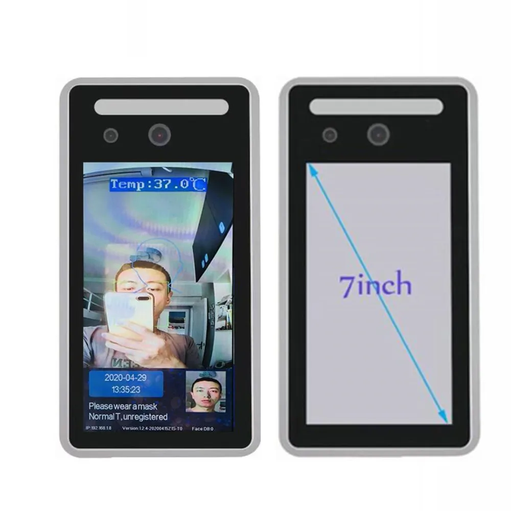 Термокамера AI маска для обнаружения лица контроль температуры доступа к двери