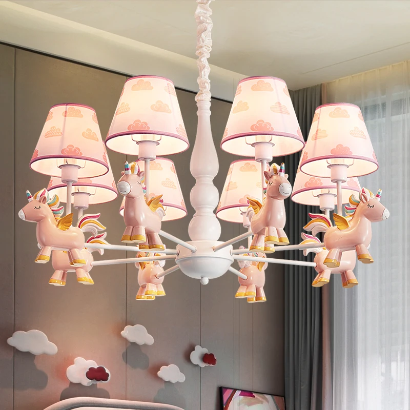 Современная люстра в скандинавском стиле для детской комнаты креативный