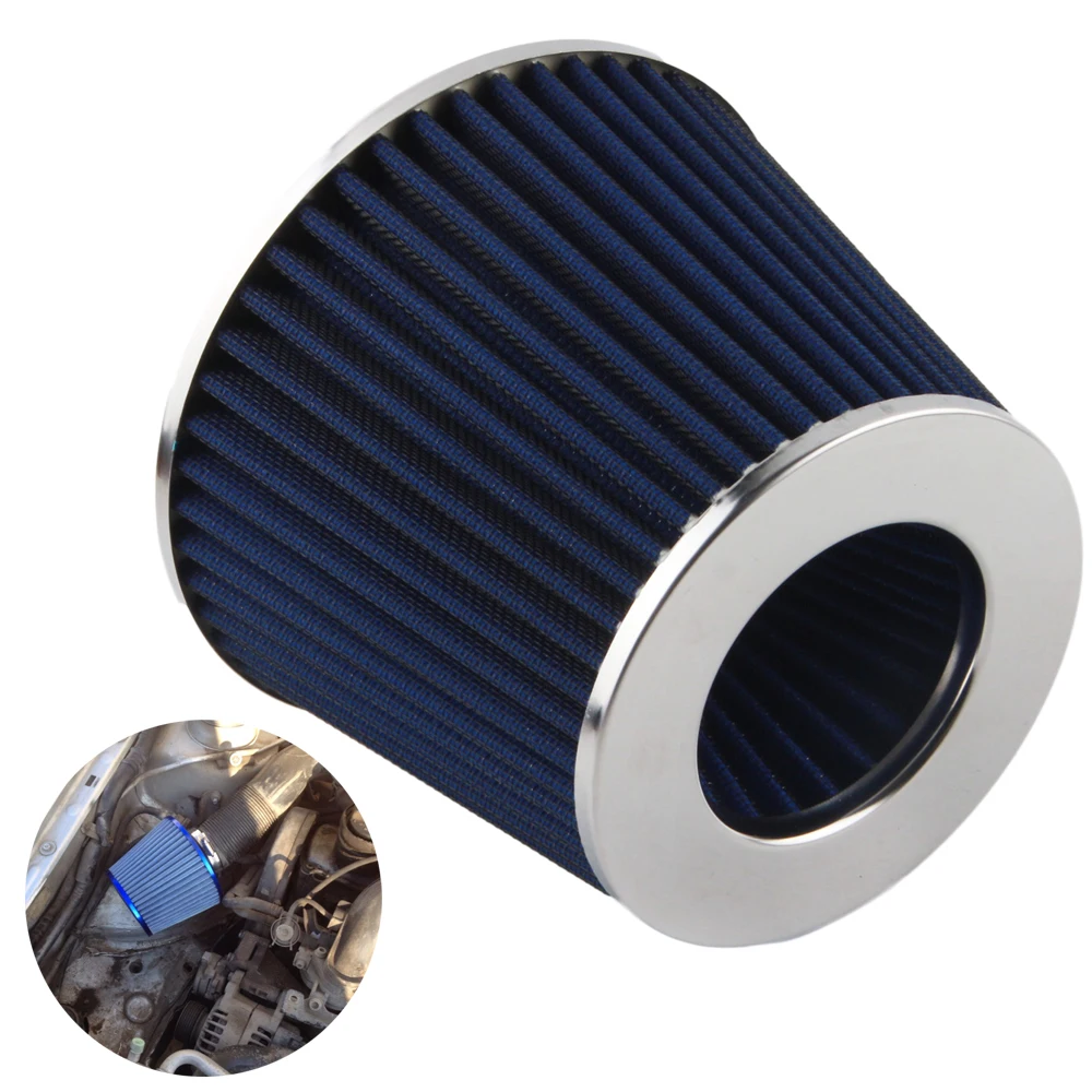 Универсальный автомобильный воздушный фильтр с высоким потоком воздуха 60 мм 65 70