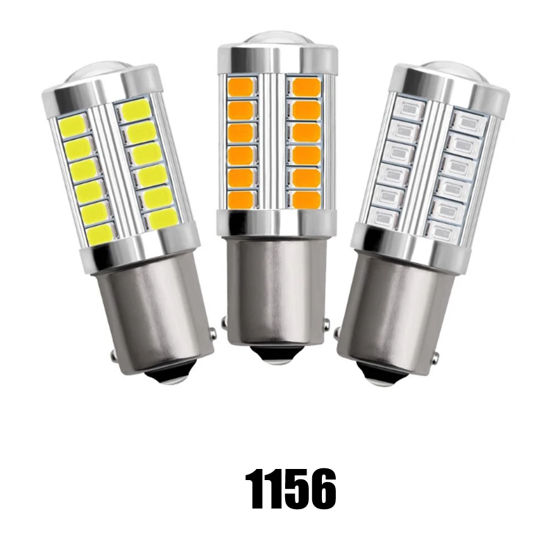 4 шт. 1156 1157 5730 5630 33 SMD СВЕТОДИОДНЫЙ Автомобильный резервный светильник s моторная