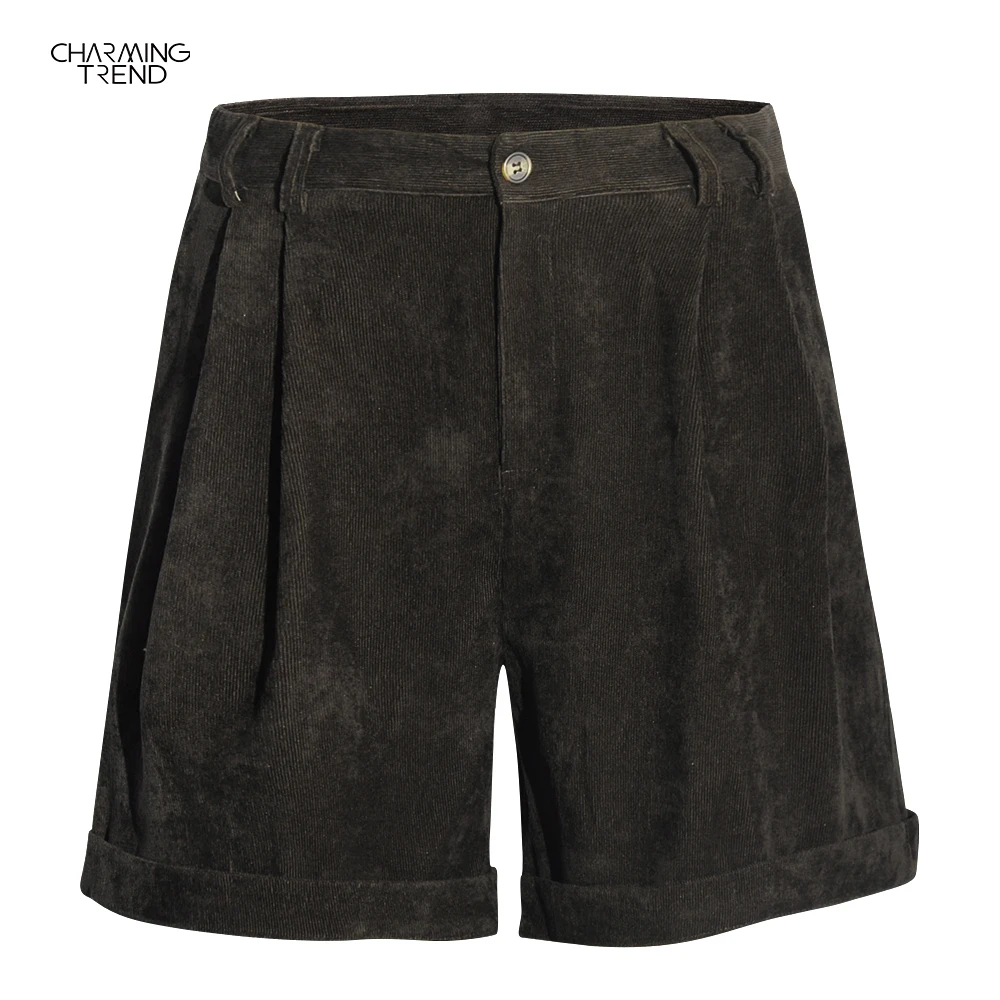 Shorts Women High Waist Vintage Boyfriend Style 2021Casual Solid Streetwear Ladies Classic | Женская одежда