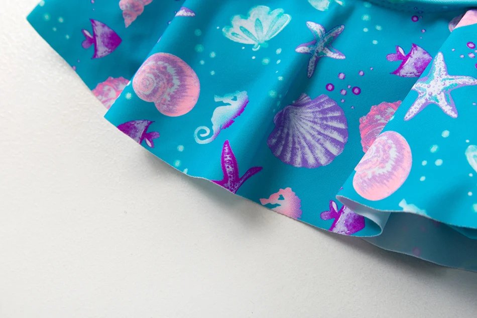 2020 купальный костюм для девочек из двух предметов детский с ананасом От 2 до 12 лет