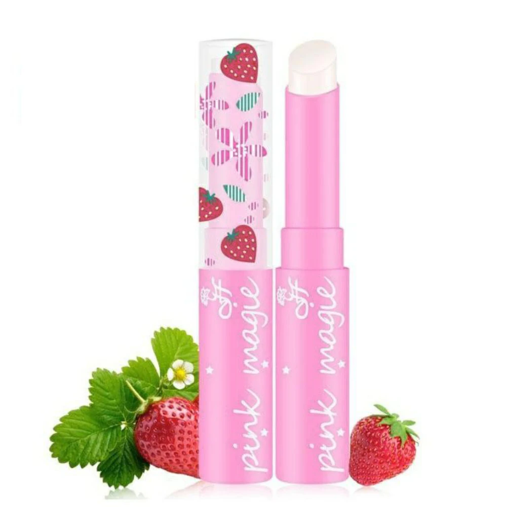 

Strawberry Lip Balm Temperature Changing Color Moisturizer Balm Lipstick Long-Lasting Nourishment Protects The Lips Hot Sell