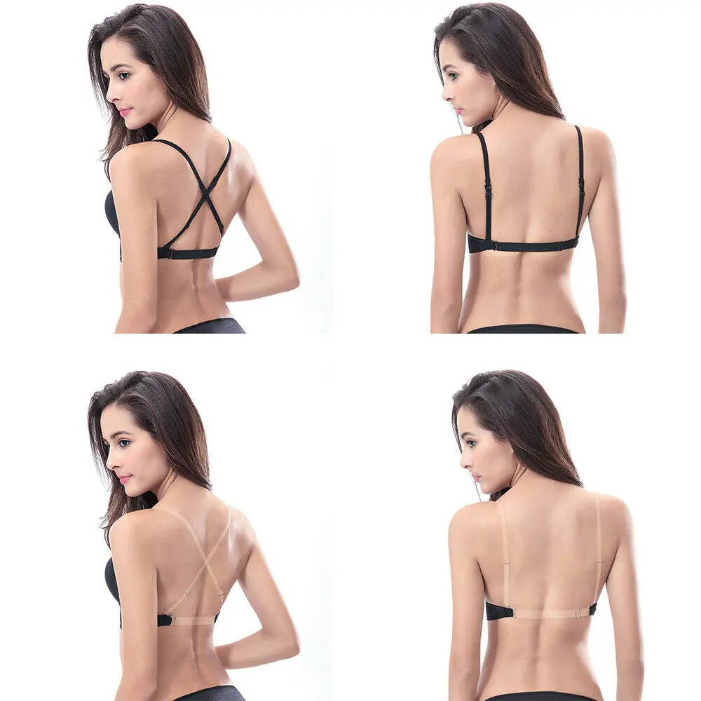 

YBCG Triangle Cup Women Bra Sexy Adjusted Straps X-Line Bras Wedding Push Up Plunge Women Bralette Black Cotton Bras Deep U