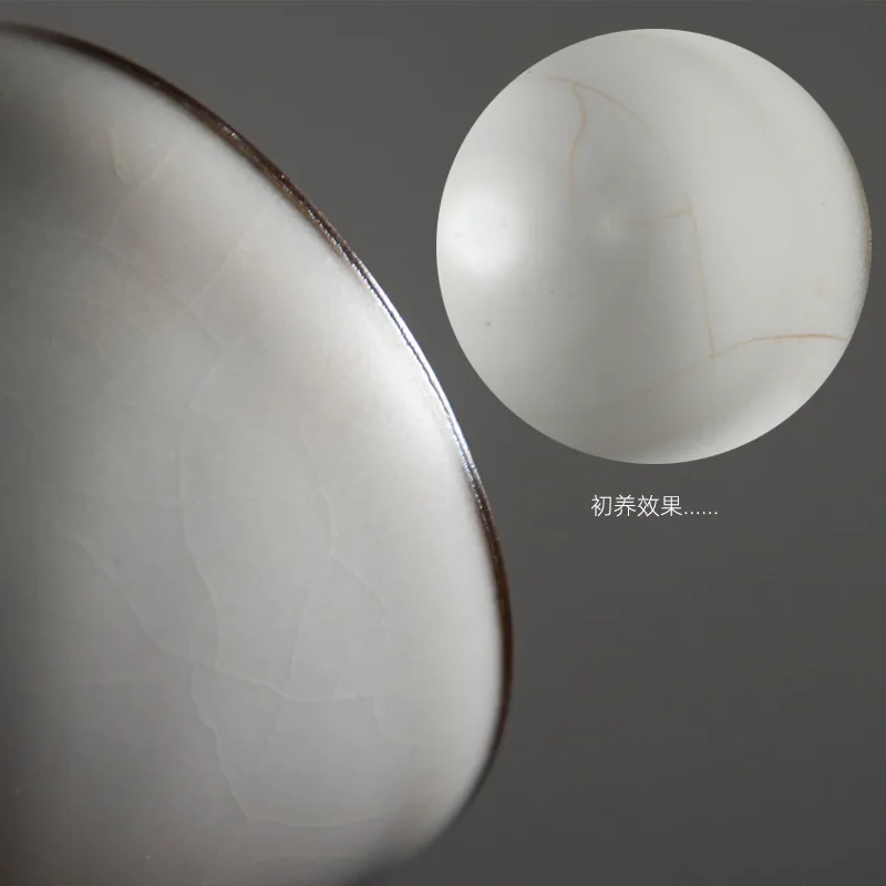 Китайская фарфоровая керамическая чайная чашка Ru изысканная ручная роспись