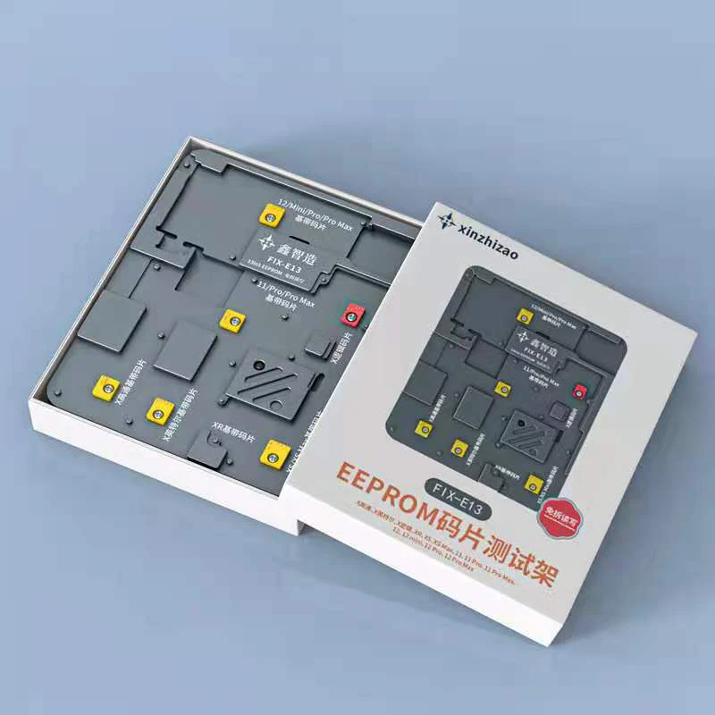 XINZHIZAO 13 In 1 FIX-E13 EEPROM Chip Test Programmer Logic Baseband fixture for X-12 Max Disassembly-free Read-write | Инструменты