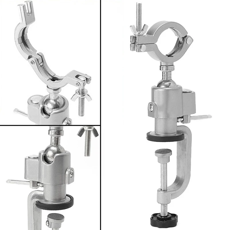 

For Electric Drill Stand 360 Clamp-on Grinder Holder Bench Vise Vice Tools NEW