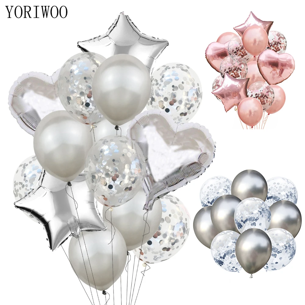 YORIWOO латексные воздушные шары для свадьбы с днем рождения|Воздушные и аксессуары|