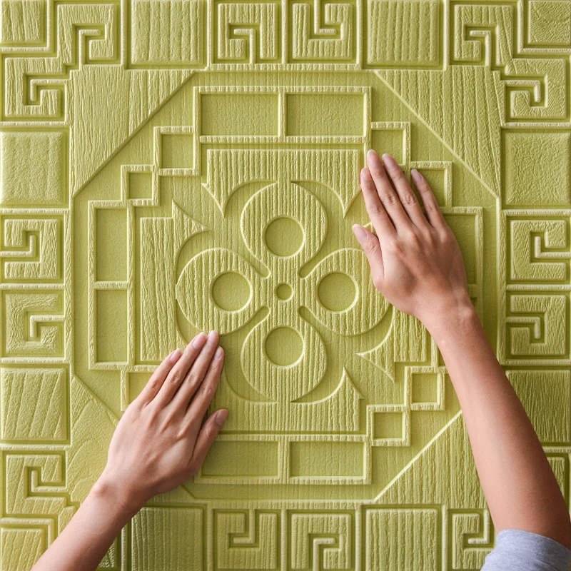 ПВХ обоями обоев, 3D Наклейка на стену, декор для спальни, пенопластовые обои, Настенный декор, жилая Настенная Наклейка для детской комнаты