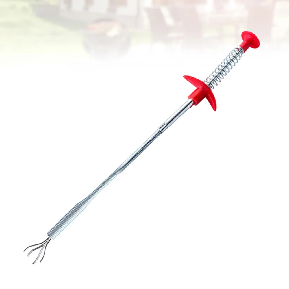 

1PC Kitchen Through Sewer Dredging Device Spring Pipe Household Cleaning Tool (Random Color)