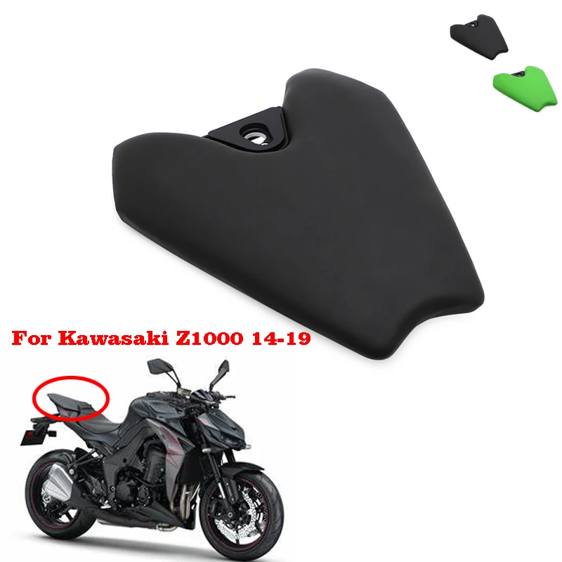 Заднее сиденье заднего сиденья Pillion Solo Cowl черная зеленая подушка для Kawasaki Z1000 Z 1000