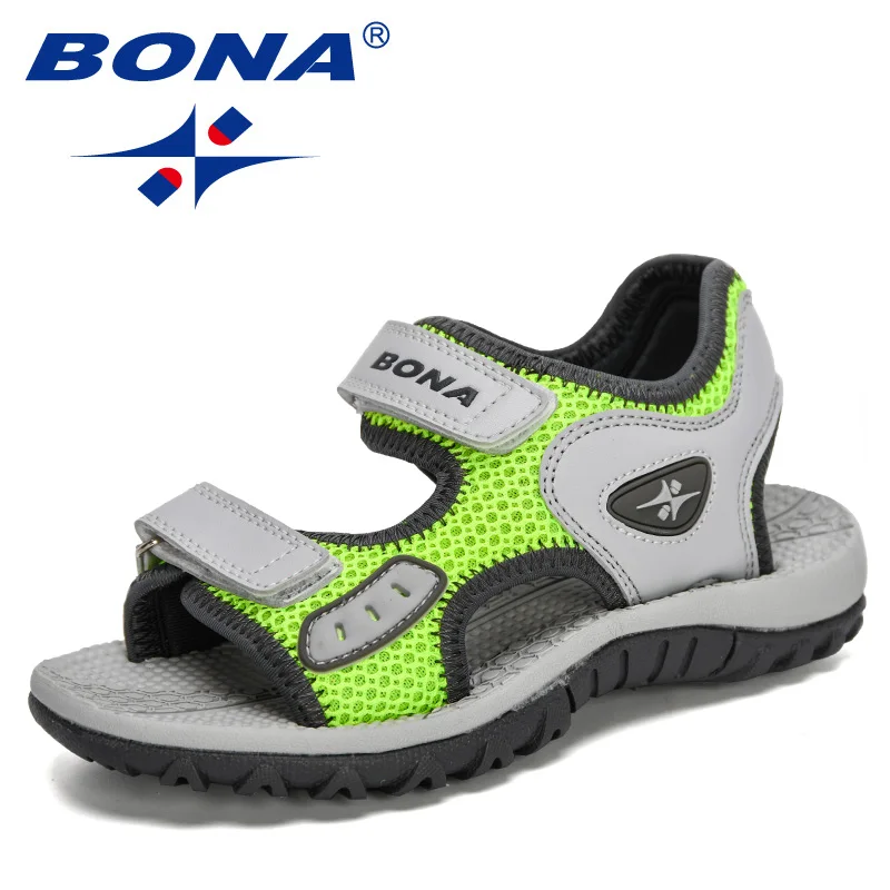 

BONA 2021 New Designers Summer Sandals Child Soft Comfortable Children's Shoes Outdoor Beach Kids Lightweight Sandals Trendy