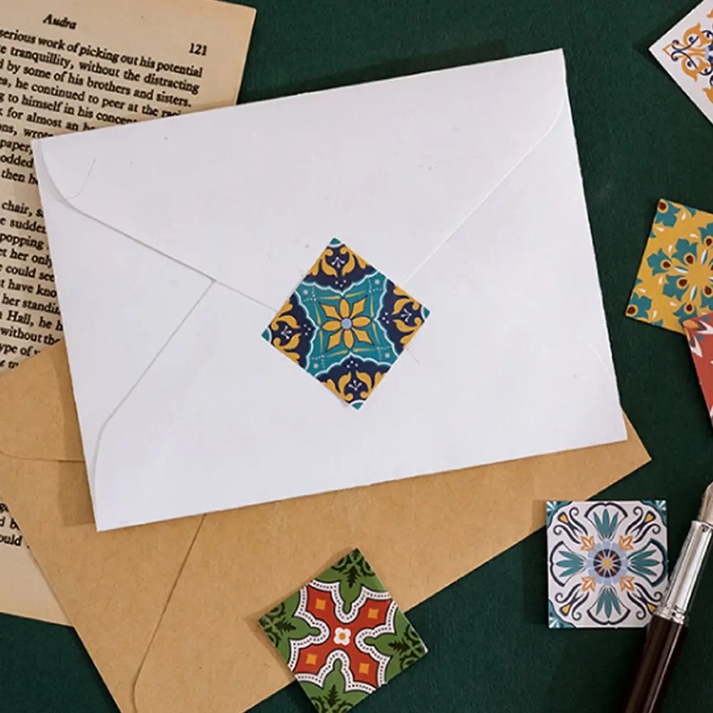 Kawaii Diary Decorative DIY Paper Sticker Set Vintage Brick Stationery Stickers Self Adhesive | Дом и сад