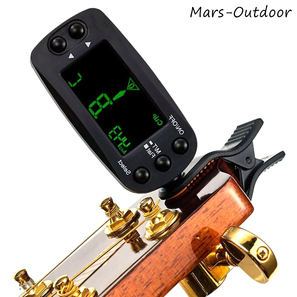 

New LCD Display Electric Guitar Tuner Ukulele Clip-on Tuner for Violin Bass Viola Cello Mandolin Ukulele Banjo Guitar Accessorie