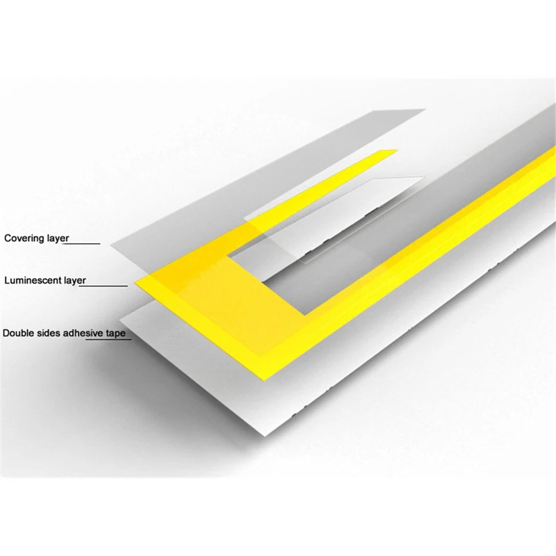 

2 Pcs Motorcycle Night Riding Cold Light Signal Flashing Stripe LED Luminous Sticker Universal Waterproof Fashion Easy Install