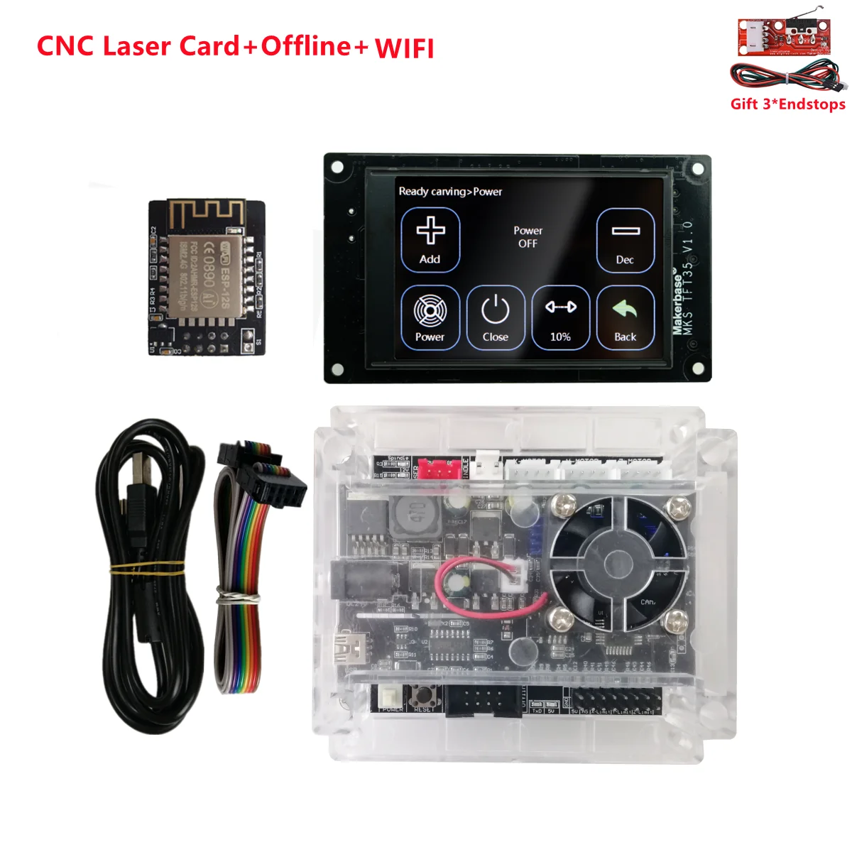 Контроллеры Makerbase MKS TFT35 cnc display 3-осевая контрольная пластина лазерный