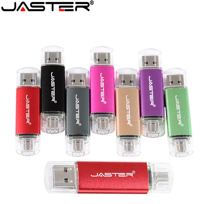 

JASTER Hot Smart phone USB 2.0 4GB 8GB 16GB 32GB 64GB Flash drive OTG Micro USB F Smart Phone U Disk Wholesale