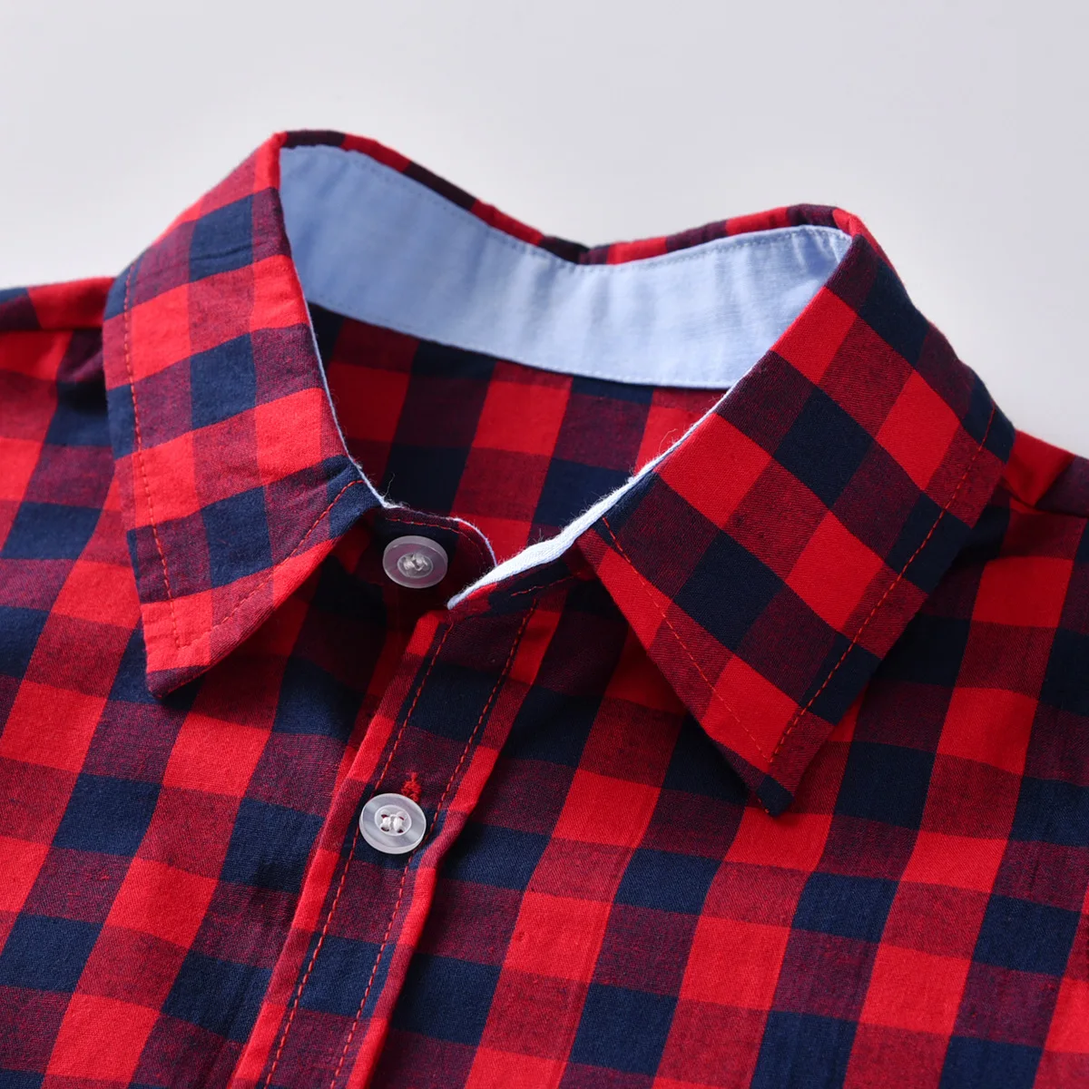 

Boys Long Sleeve Plaid Shirt Baby Boy Clothes Kids Designer Clothes Casual Vacation Outfits Camiseta Bebe Conjuntos Para Bebe