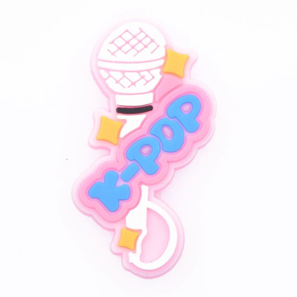 Hot Sale 1 Pcs Food Croc Shoes Charms Cartoon Sushi Pizza Decoration Cute PVC Charm Bracelet Accessories Girl Birthday's Gift