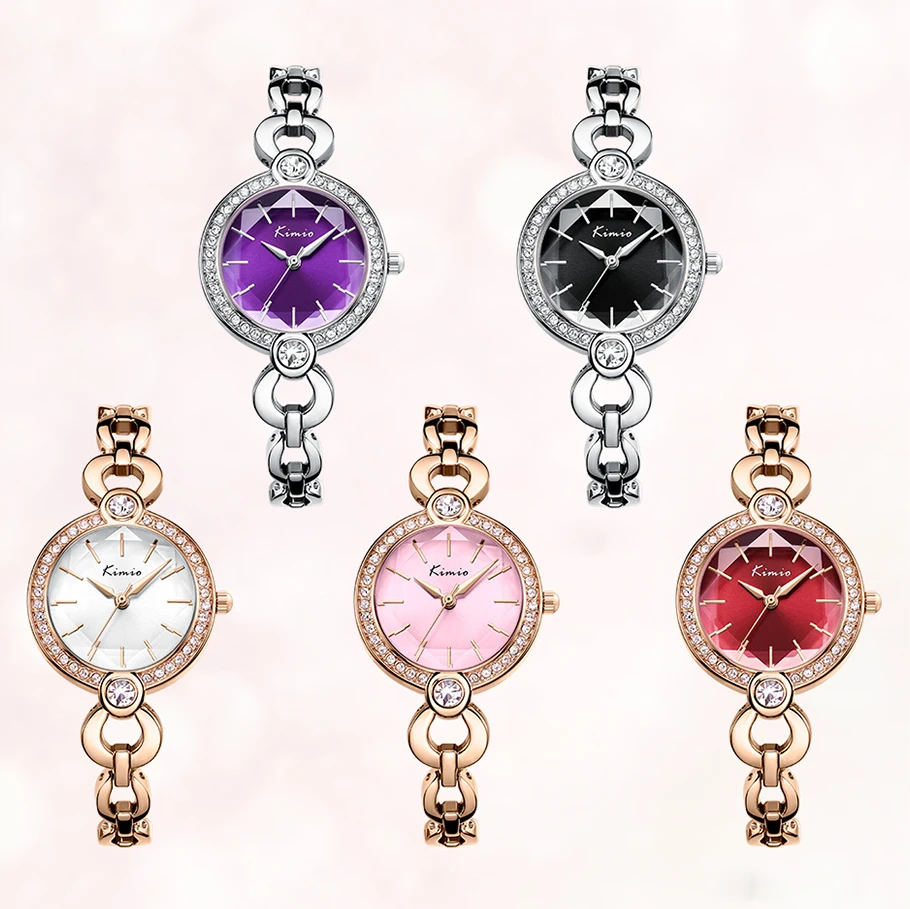 

KIMIO Brand Ladies Bracelet Watches For Women Fashion Small Dial Watch 2019 Top Brand Luxury Female Wristwatch Relogio Feminino