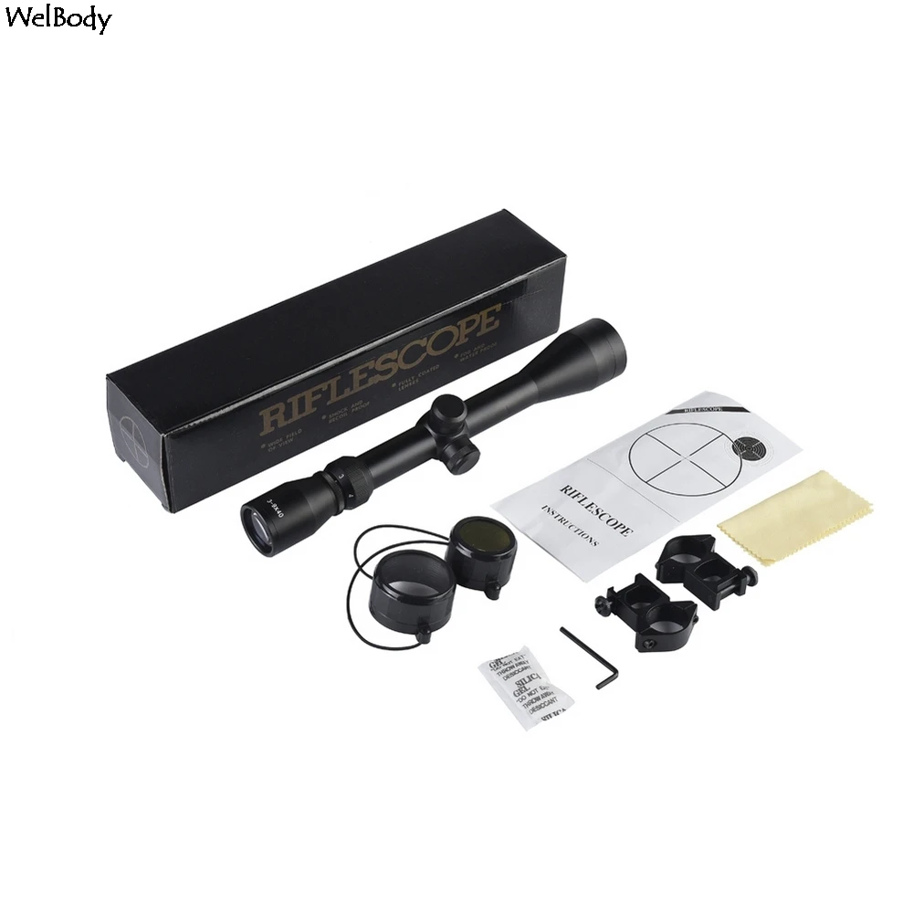 Охотничий прицел 3-9X40 диапазон дальномера с подсветкой для охотничьего ружья