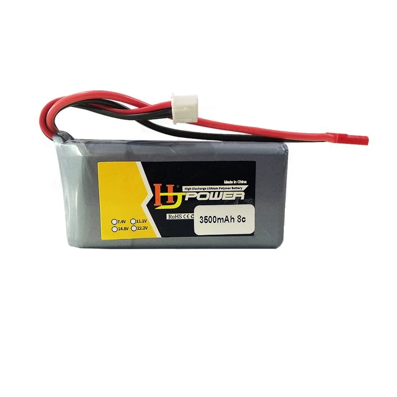 Оригинальный ру Lipo аккумулятор 2S 7 4 В 3500 мАч батарея для Jumper T16 T12