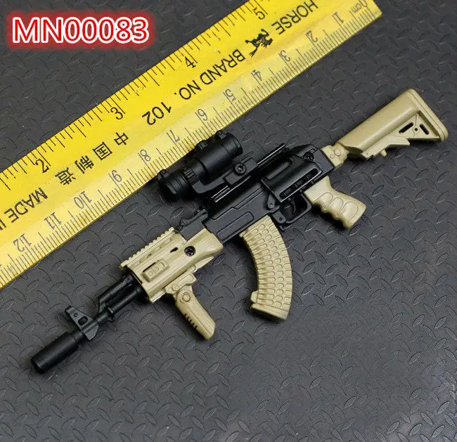 1/6 солдатская русская АКМ АК47 АК74 полностью Металлическая Модель основного