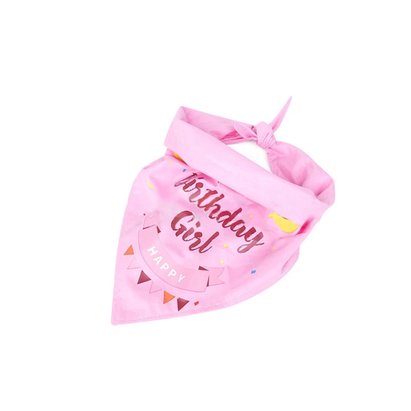 

P31D Dog Birthday Party Set Pet Birthday Decorations Dog Bandana Birthday Banner
