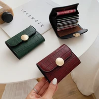card holder purse multi card pocket small wallet credit card clip clip buckle mini coin purse ladies small wallet