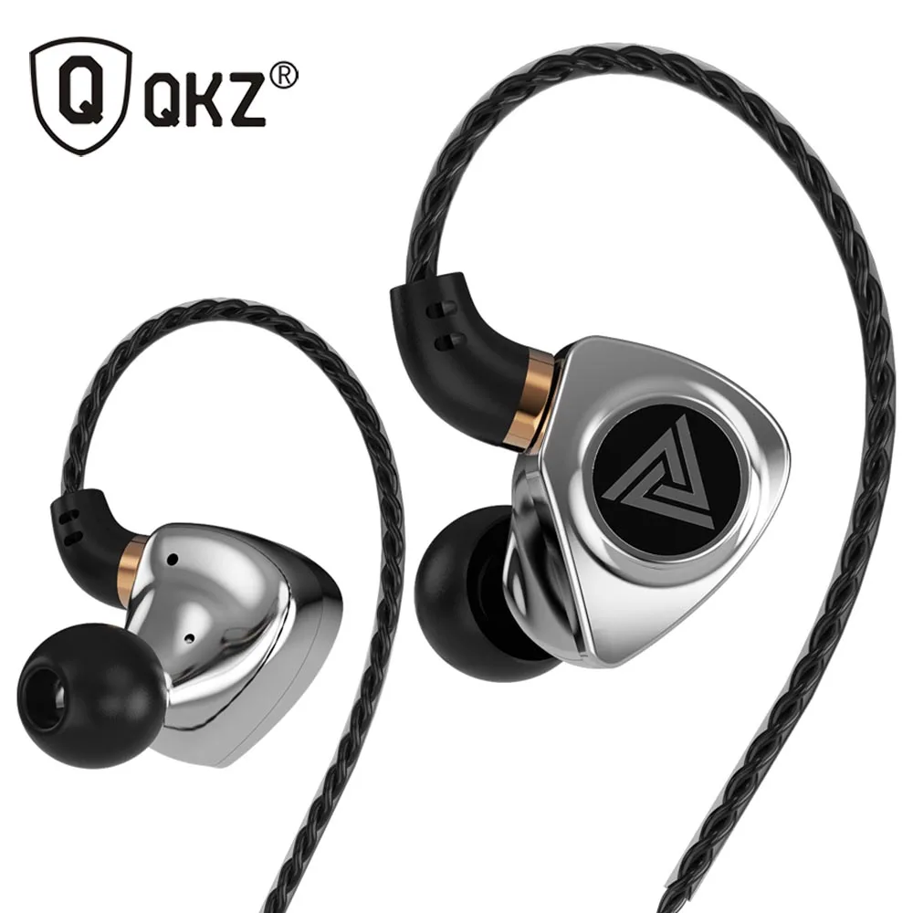 

QKZ SK10 EDC Wired Headset In Ear HIFI Bass Earbuds Headphones Microphone Game Sport Monitor Noice Cancelling 3.5mm Earphones