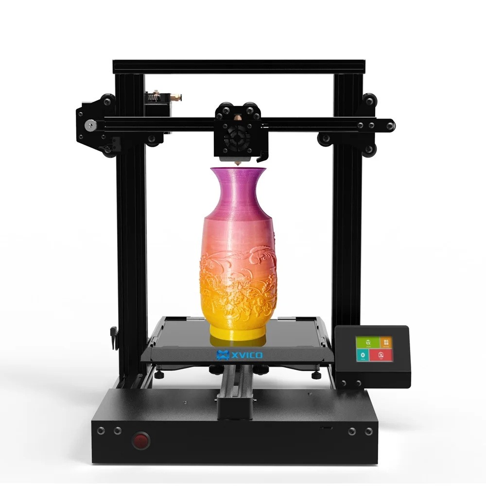 XVICO 3D принтер DIY-Kit FDM impresora Алюминиевый Печатный станок с большим размером печати