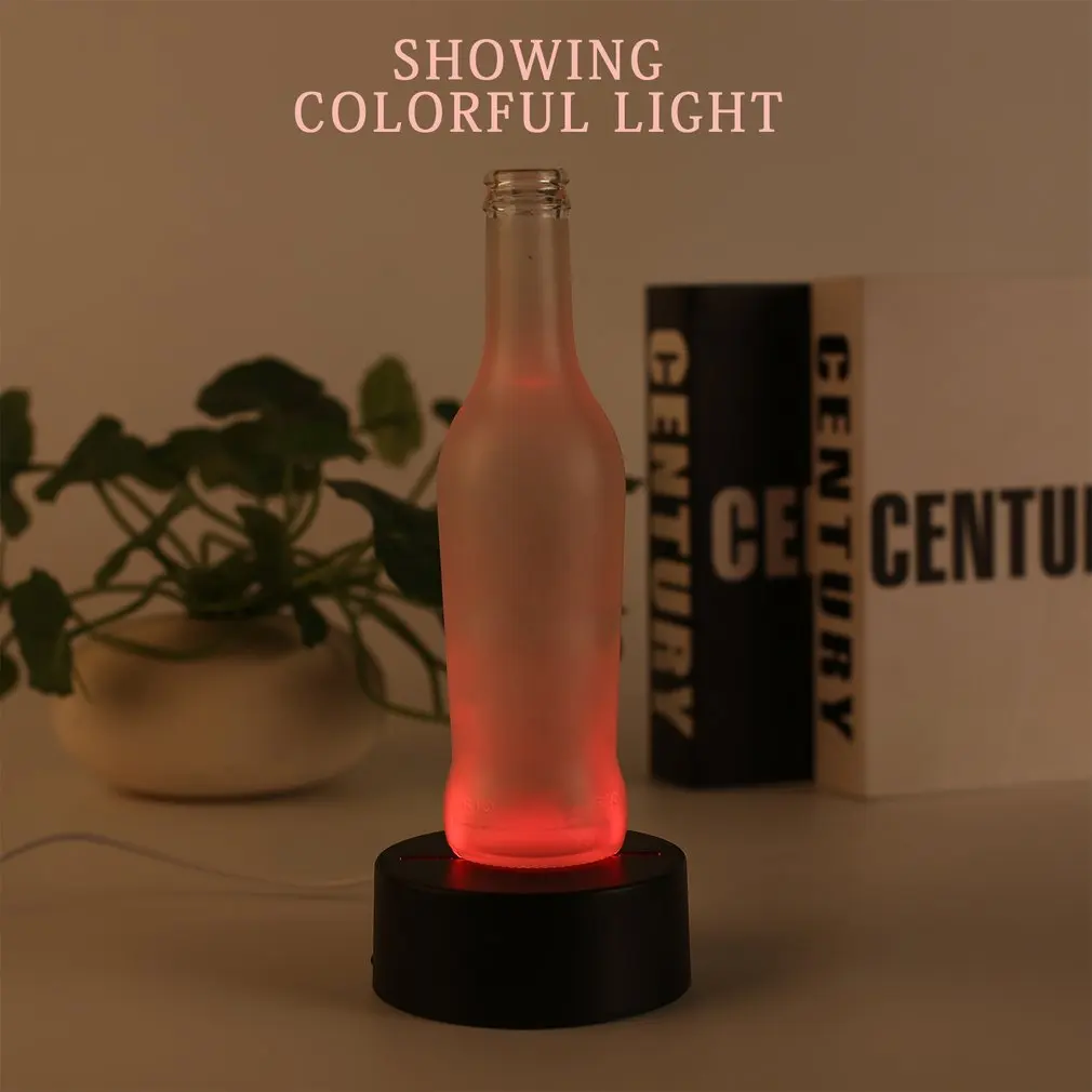 

LED Lamp Bases for 3D Illusion Night Light 7 Colors Touch Switch Remote Control Replacement Base for 3D Table Desk Lamps