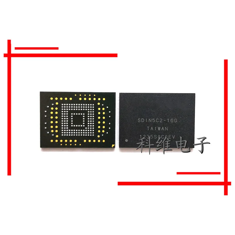 

1PCS 2PCS 5PCS 10PCS SDIN5C2-16G BGA-169 SDIN5C2 BGA Emmc G21 / I9023 word memory chips Mobile hard drive IC new original