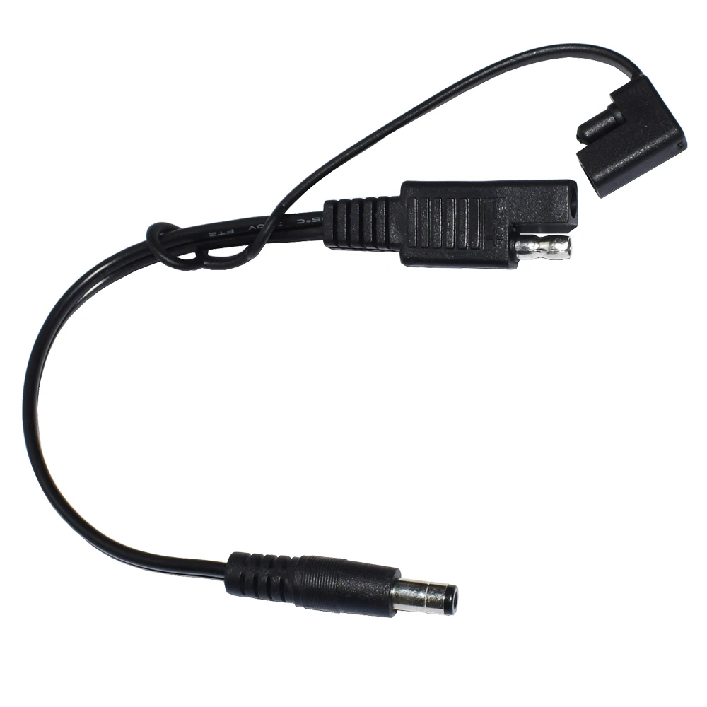 1x Автомобильный штекер SAE на солнечной энергии постоянного тока 12 В 5 мм x 2 1