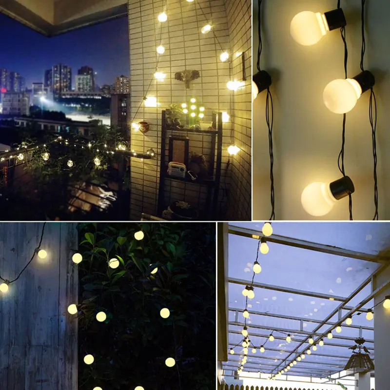 

Праздничное украшение, Рождественская атмосфера, светильник, защитная светодиодная уличная гирлянда на солнечной батарее, ретро крючок, ла...