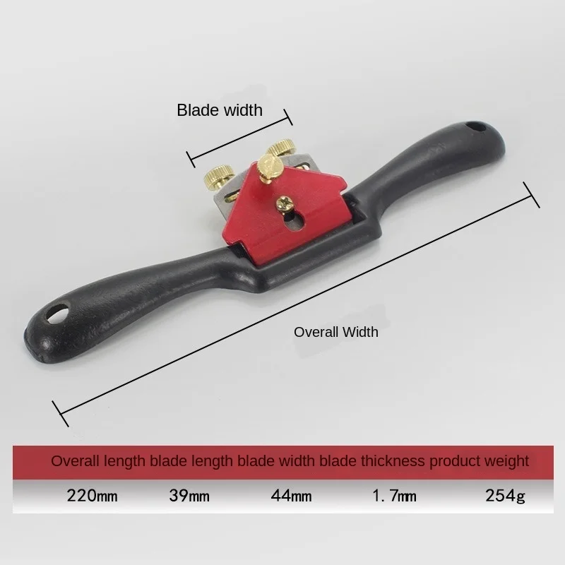 9 дюймов Регулируемый самолет скобель деревообрабатывающих инструментов ручной