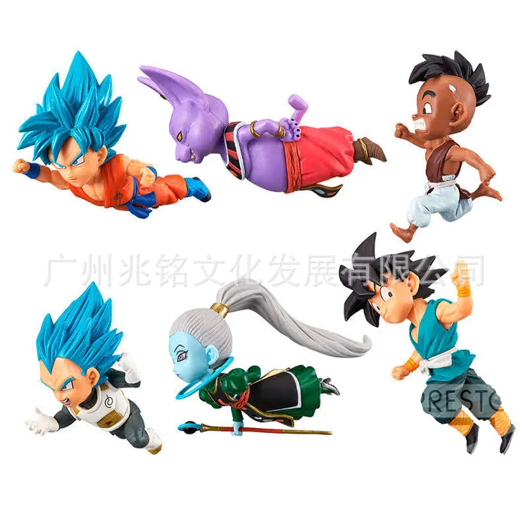 

Dragon Ball Super Saiyan Vegeta IV Goku Gods of Destruction Beerus Whis Toy Ornaments Collection Model