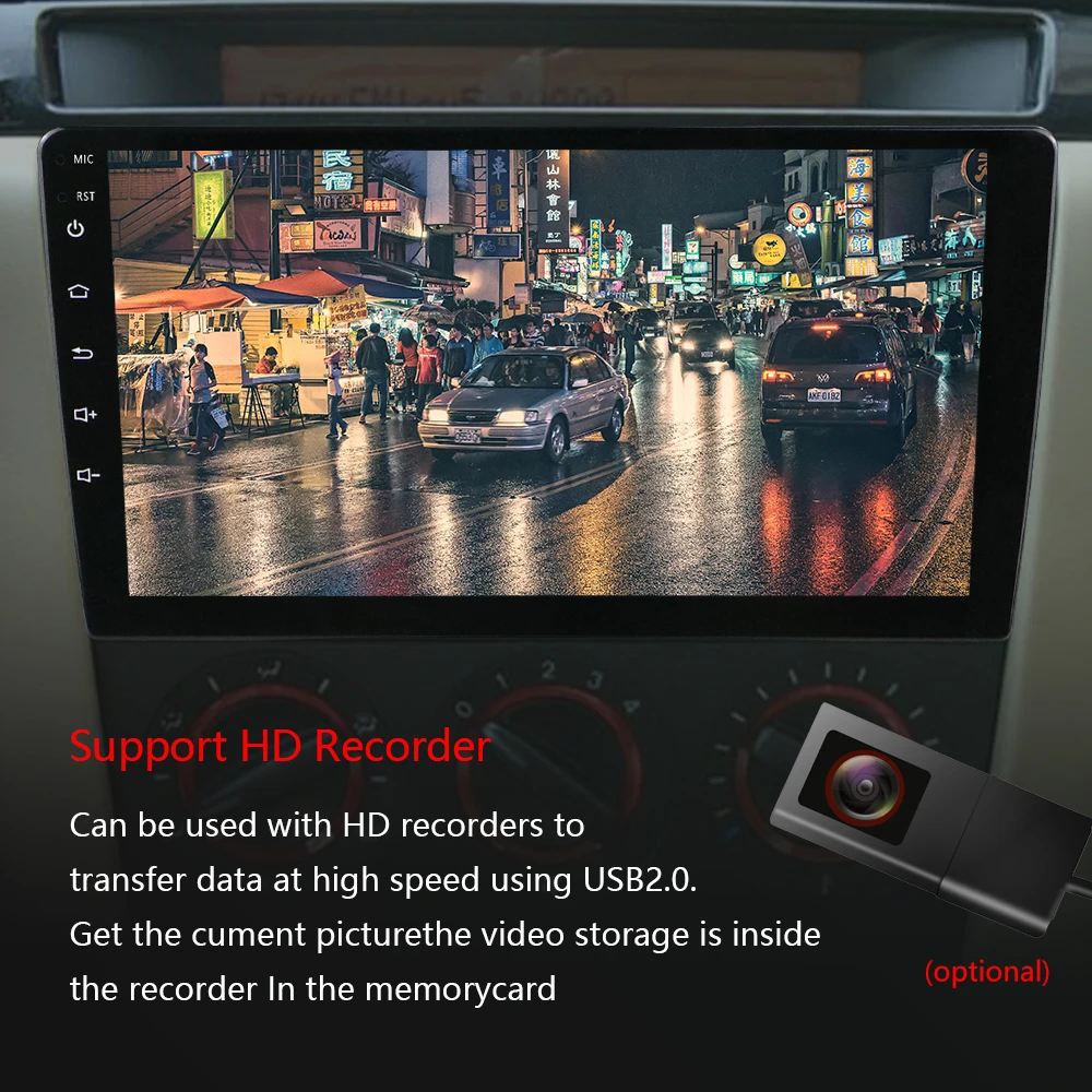 Автомагнитола Camecho универсальная магнитола 2 Din на платформе Android 8 1 с GPS и