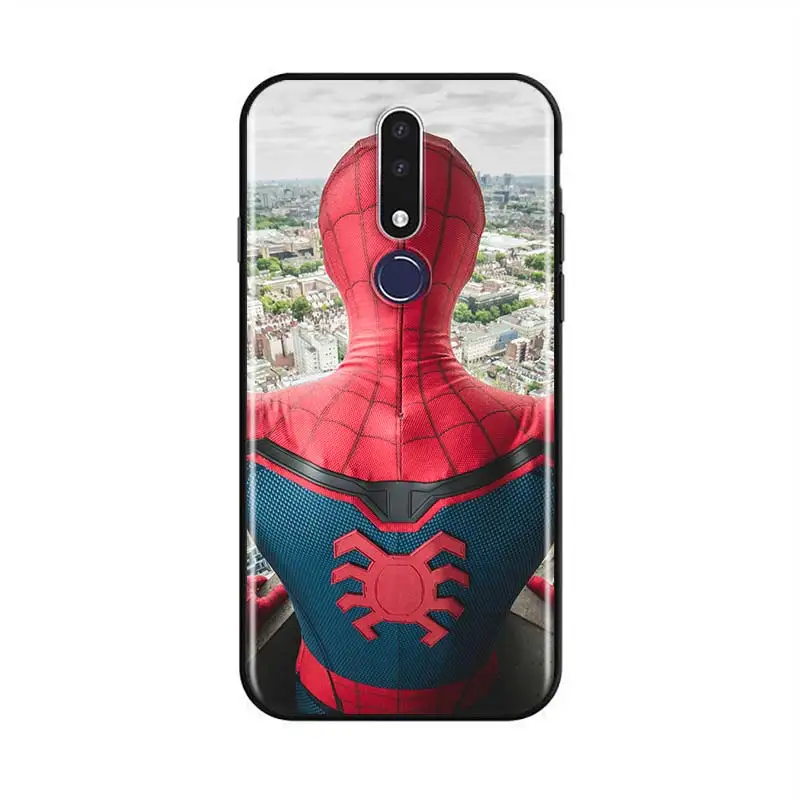 

Marvel Spiderman returns for OPPO F5 F7 F9 F11 F15 R9S R15 R15X R17 RX17 K1 K3 K5 Pro Neo TPU Black Phone Case