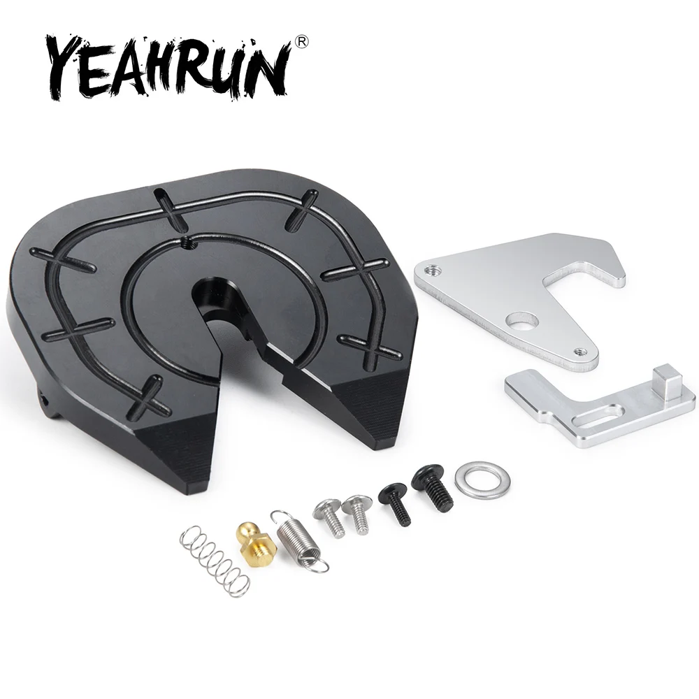 YEAHRUN-Placa de disco de desacoplamiento de Metal para coches teledirigidos, cabezal de arrastre, para TAMIYA 1/14, piezas de actualización de Tractor y camión teledirigido