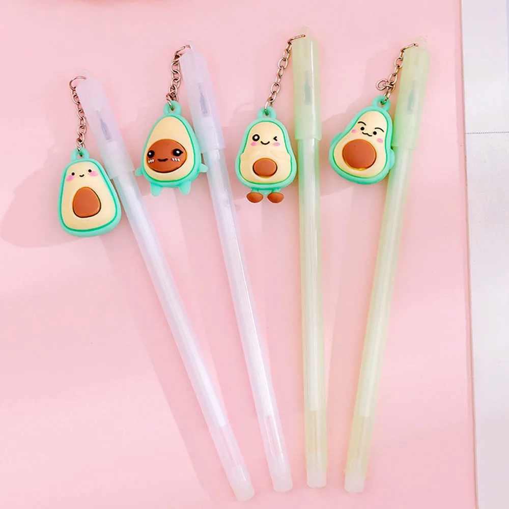 2 шт. креативный кулон авокадо забавная гелевая ручка 0 38 мм чернильный подарок