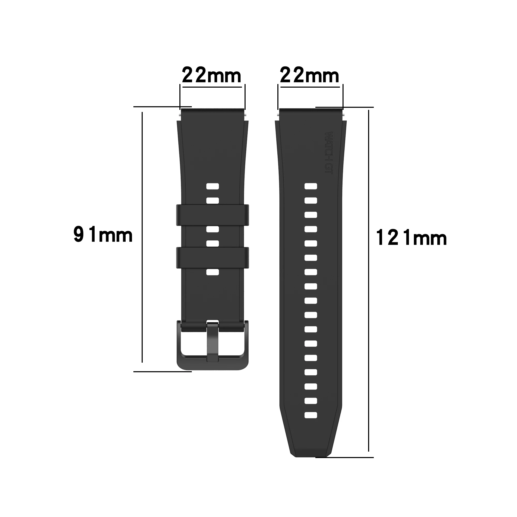 22mm Official Silicone Replacement Gt2 Pro Strap Band For Huawei Watch Gt 2 Pro Sport Original Watchband Wristband Bracelet Belt
