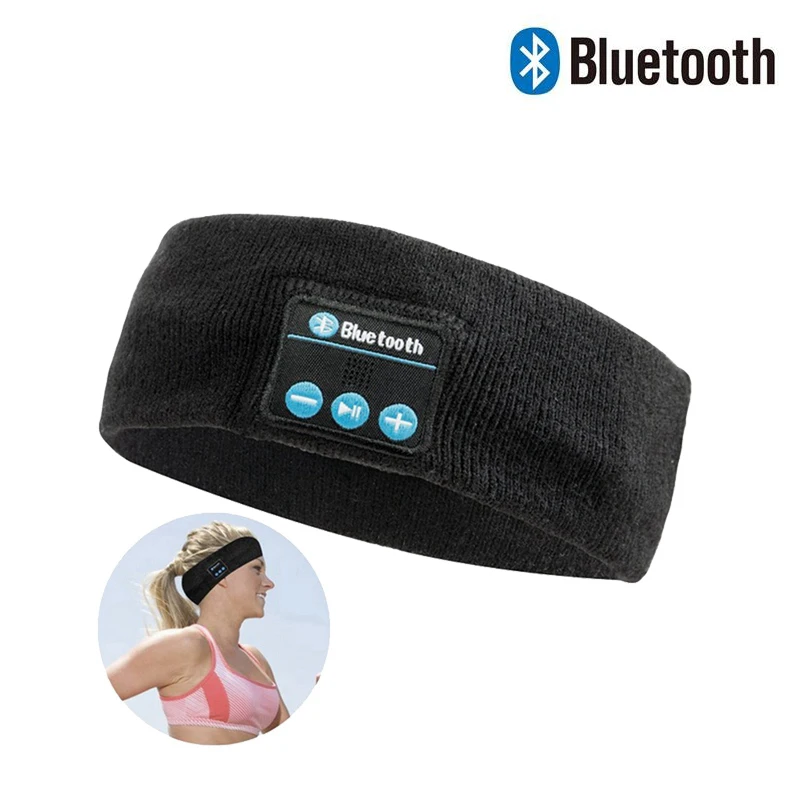 Bandana sem Fio Fone de Ouvido Bluetooth com Microfone para o Telefone Unisex Esporte Bluetooth Wearable Estéreo Música Inteligente 5.0