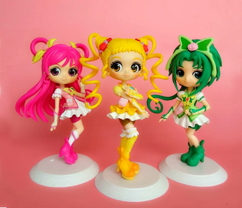 Pretty Cure Q posket CureWhite CureBlack игрушечная фигурка