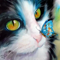 5d diy animal cat diamond painting full drill round embroidery sale pictures with rhinestones hobby colorful handmade room decor